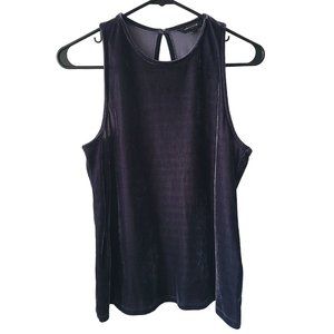 Banana Republic Velour Racerback Sleeveless Blouse Top Women's Size XS